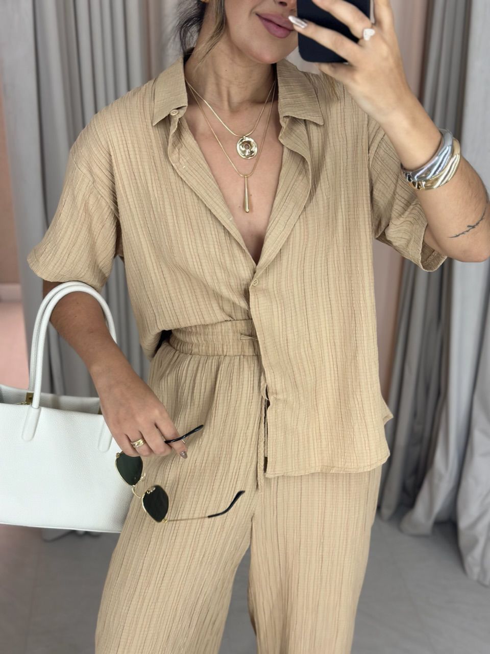 CONJUNTO VIVIANE CALÇA Nude