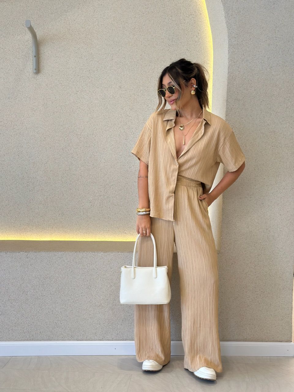 CONJUNTO VIVIANE CALÇA Nude