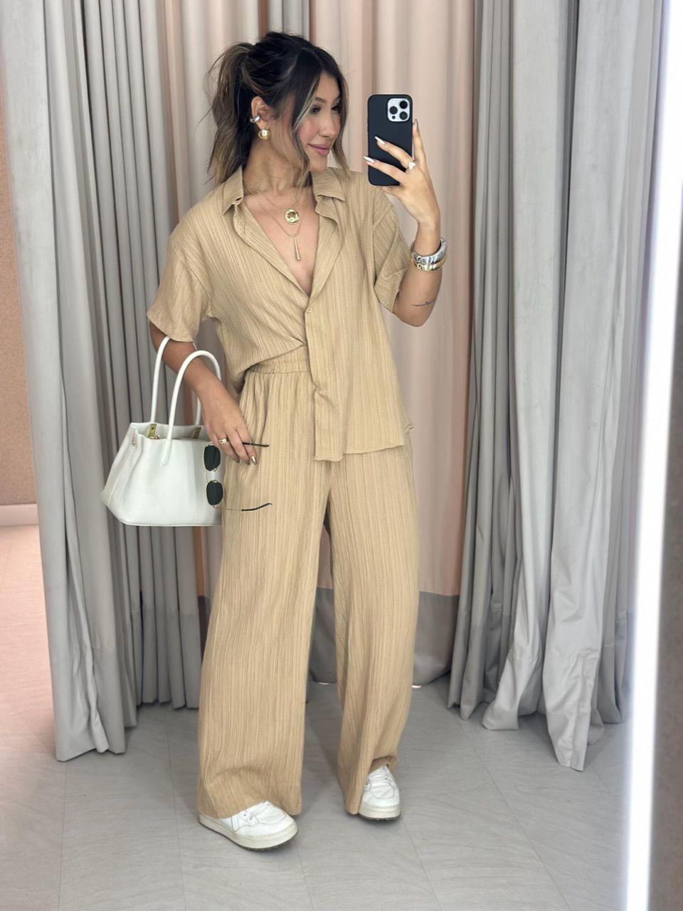 CONJUNTO VIVIANE CALÇA Nude