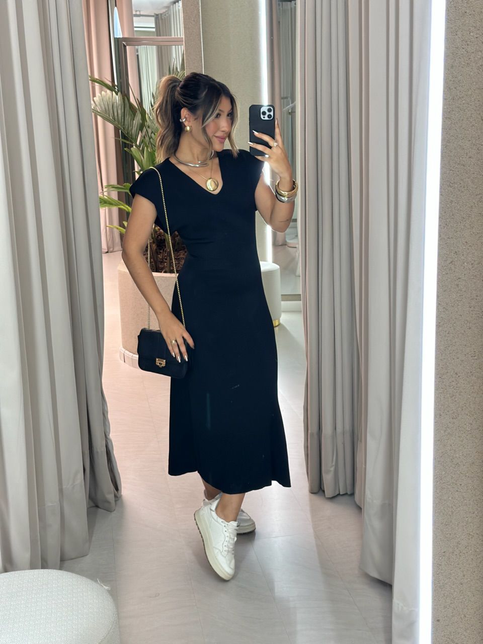 VESTIDO BERNADETI MUSCLE PRETO