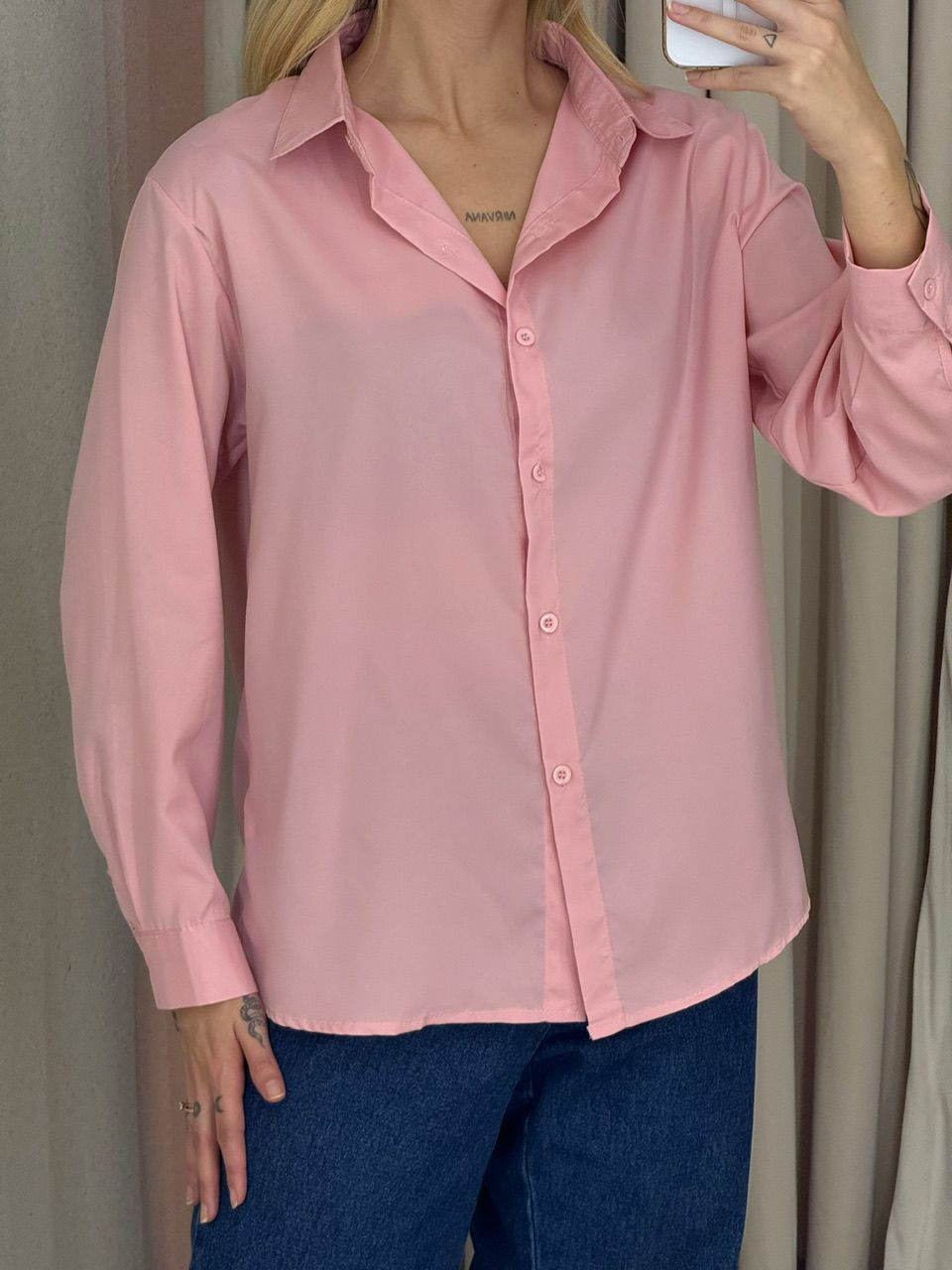 CAMISA JUDITE CARDIGAN ROSA