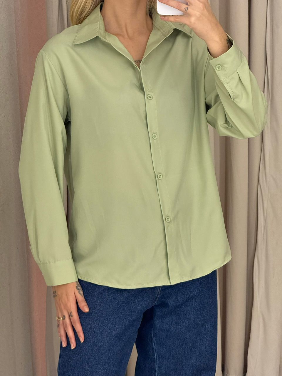 CAMISA JUDITE CARDIGAN VERDE