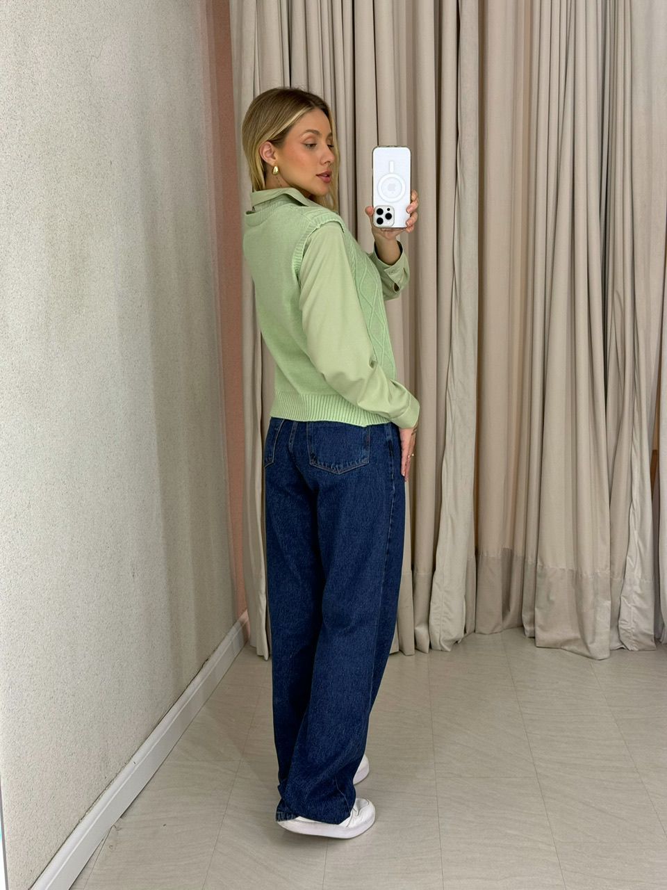 CAMISA JUDITE CARDIGAN VERDE