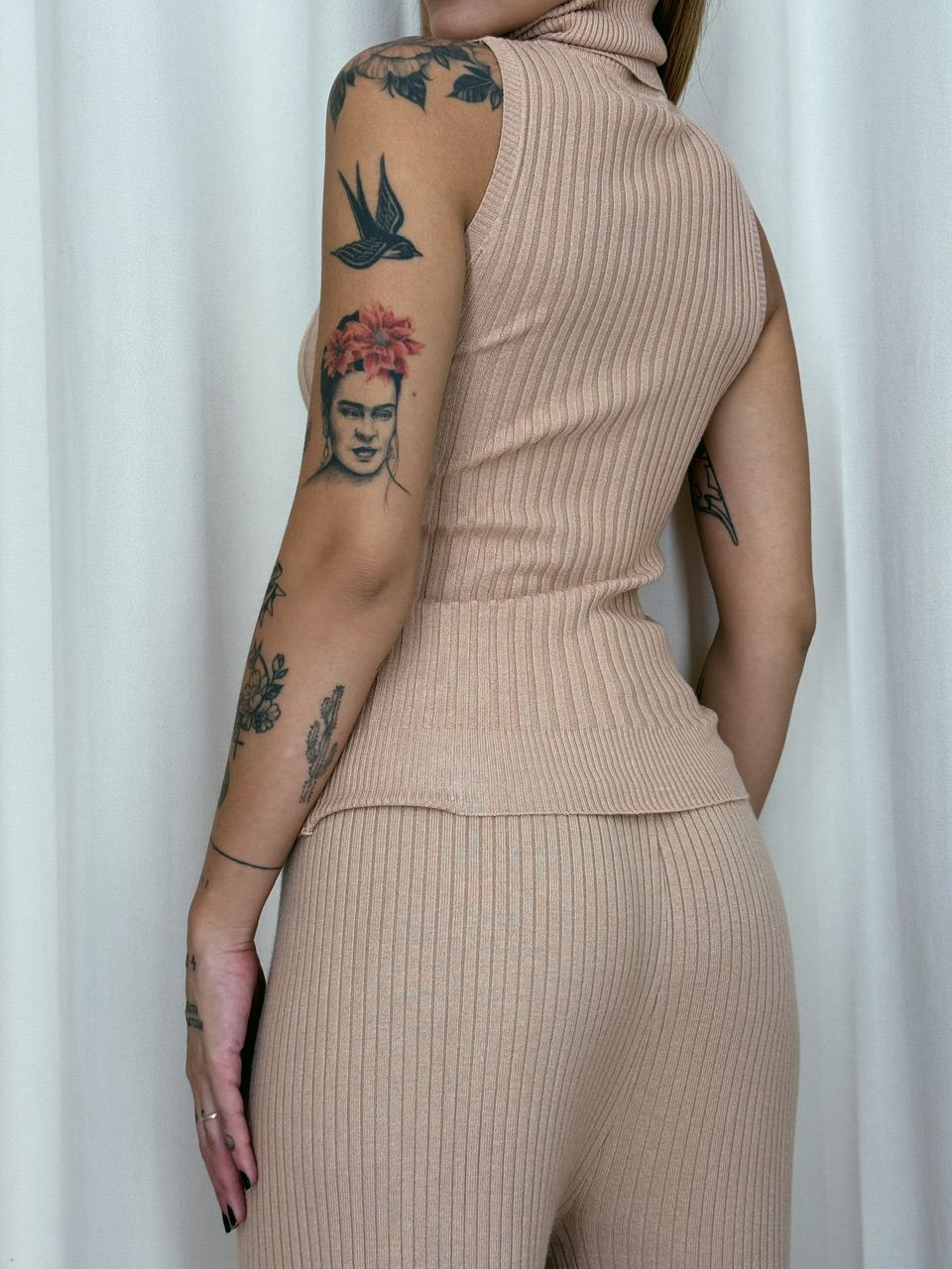 BLUSA SABRINA TRICOT NUDE