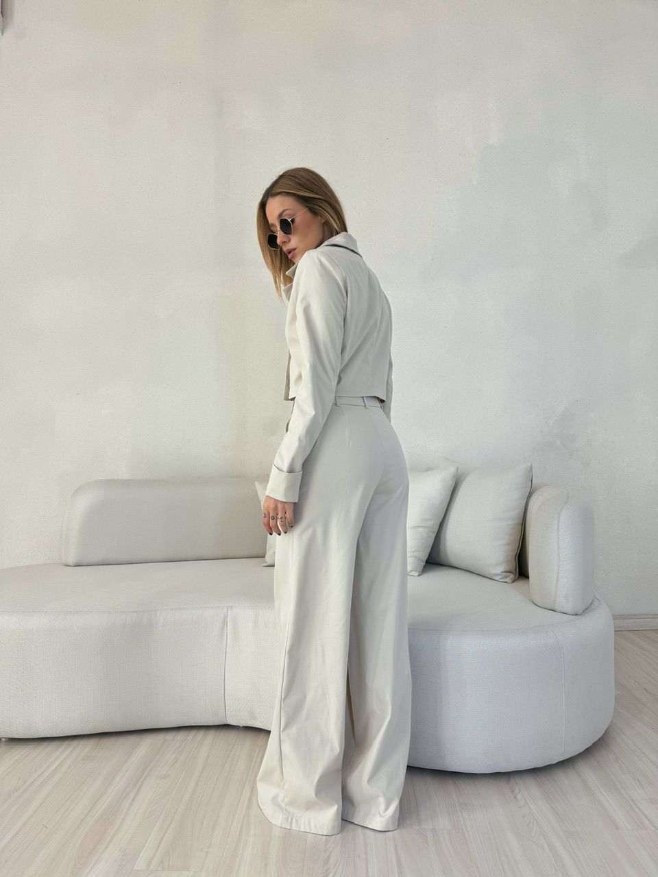 CONJUNTO REGINA CALÇA MARFIM