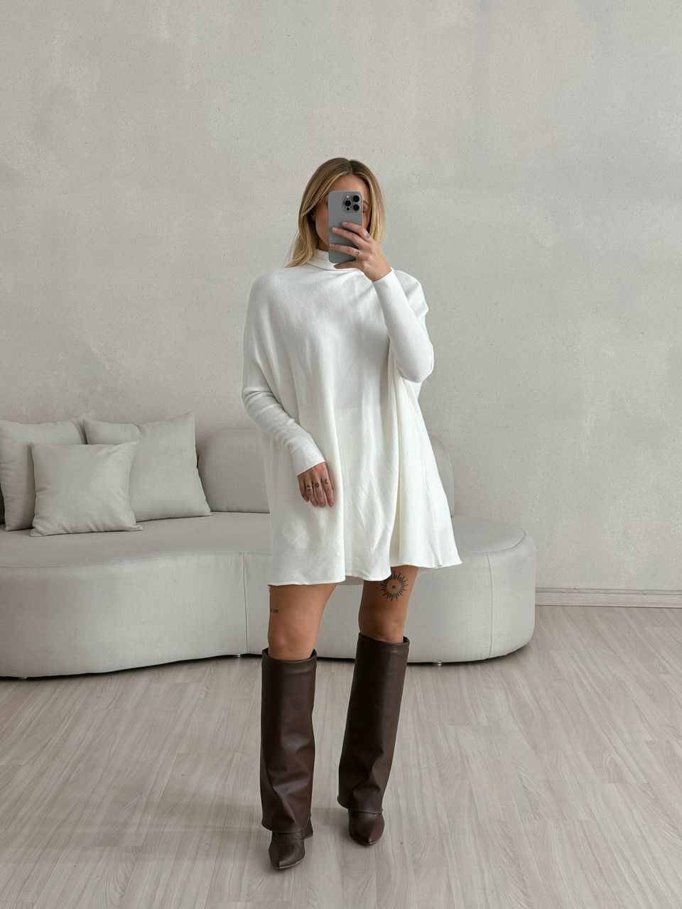 BLUSÃO TRICOT GOLA OFF - 0053270048 - CAROLLA FERRARO
