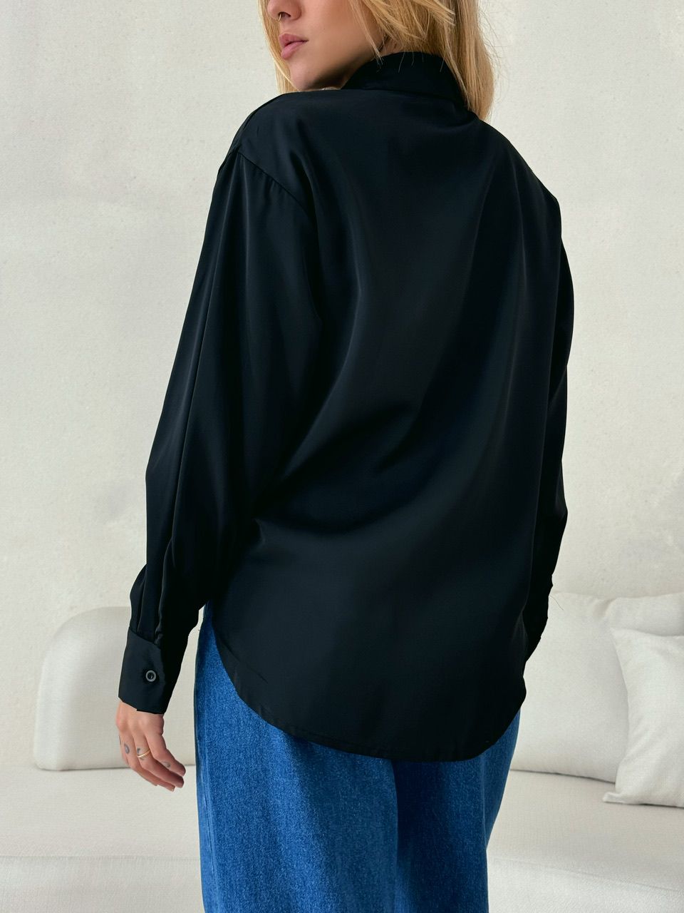 CAMISA ELOÁ FLOR PRETA