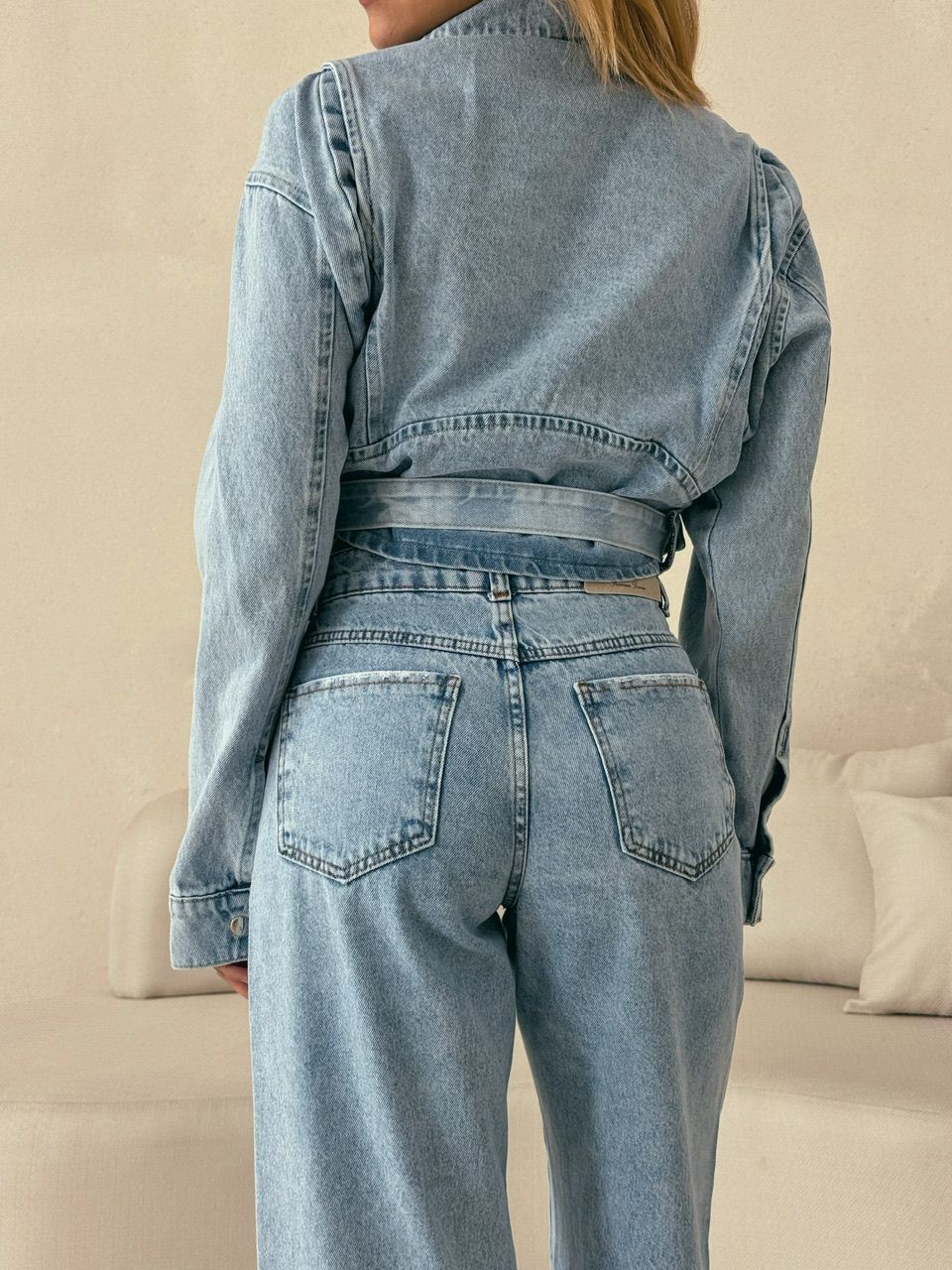 JAQUETA CLOE ZÍPER JEANS
