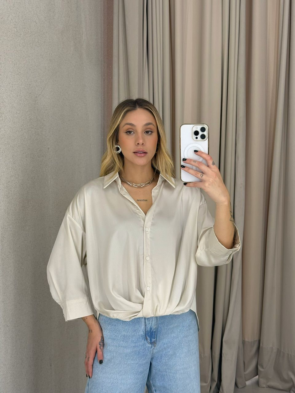 CAMISA FELICIA NÓ OFF