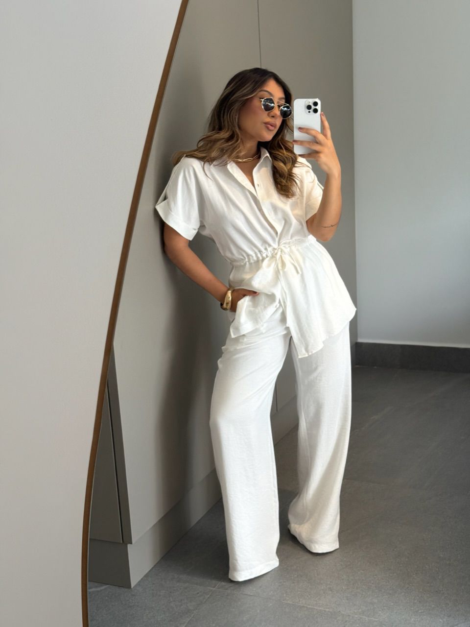 CONJUNTO CHARLETE CALÇA OFF - 0065960048 - CAROLLA FERRARO