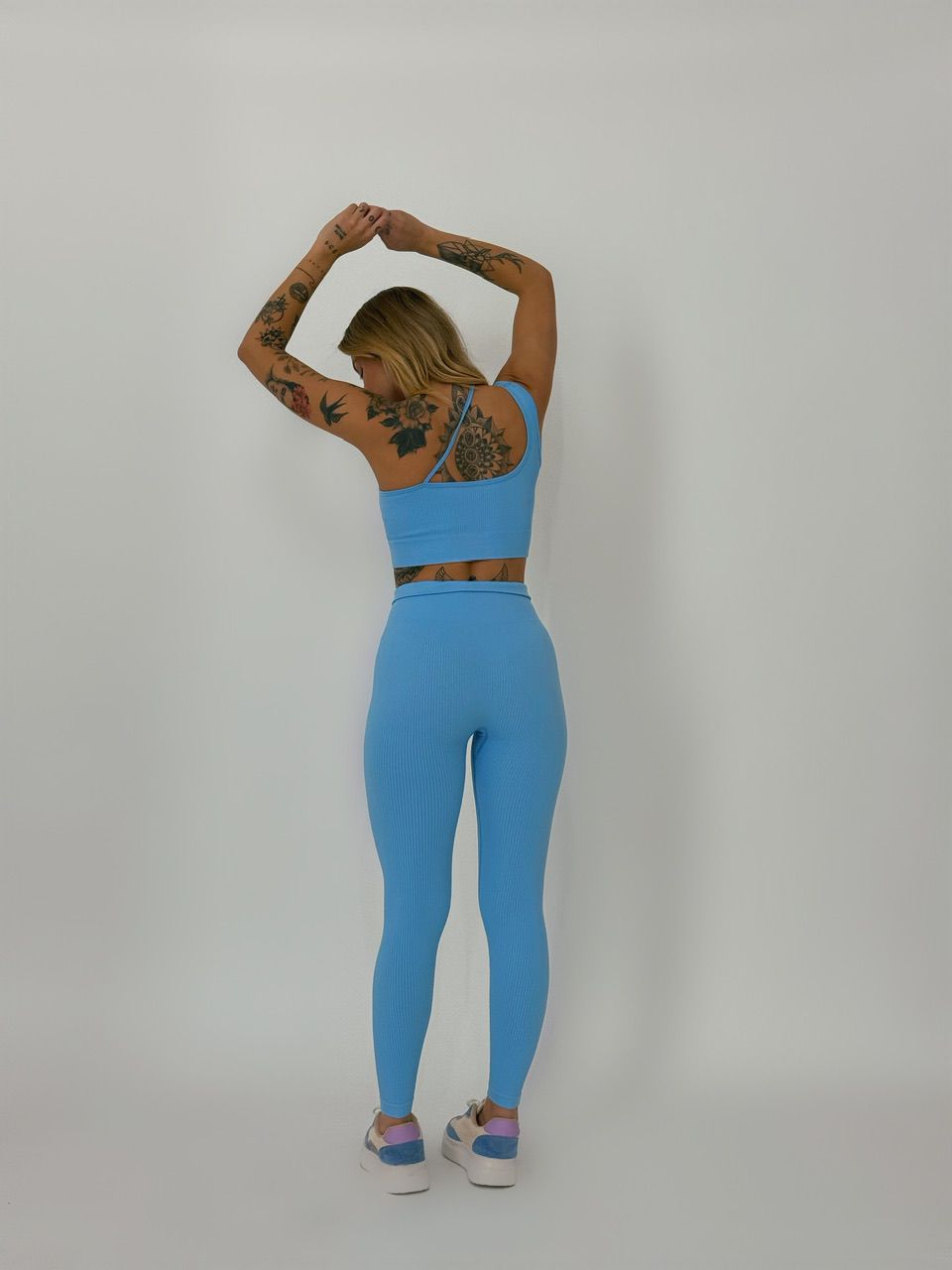 CONJUNTO GRAZIELA FITNESS CALÇA BABY BLUE