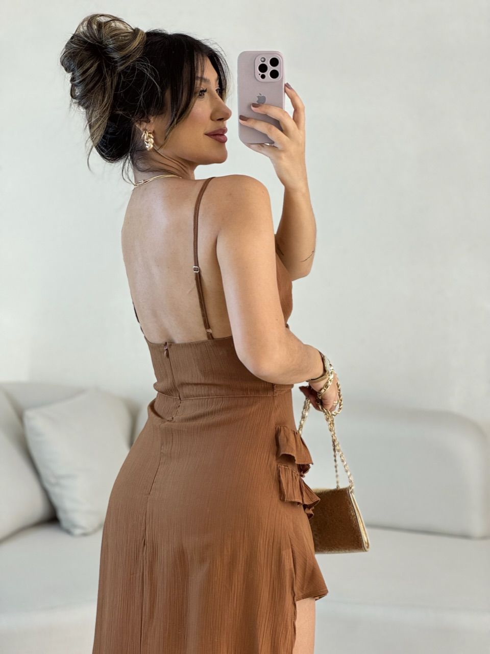 VESTIDO JÉSSICA BOHO MARROM