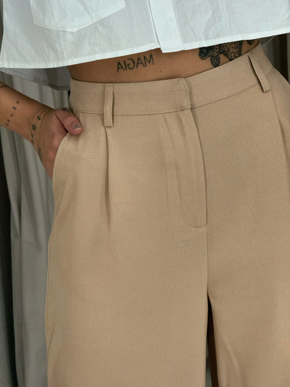 CALÇA ELIANA PANTALONA NUDE