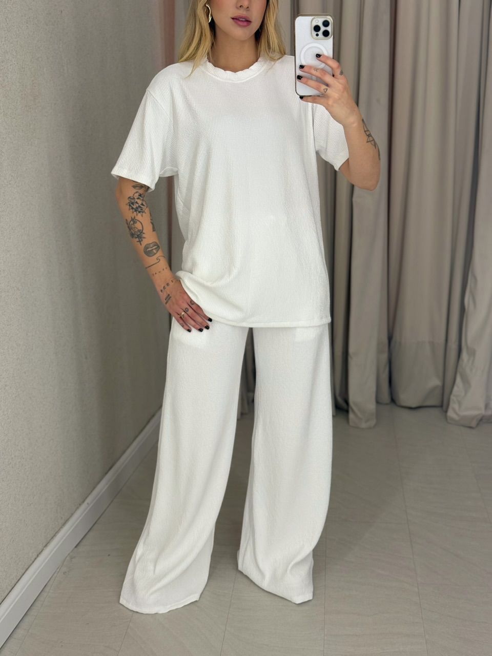 CONJUNTO IRENE BLUSA CALÇA OFF