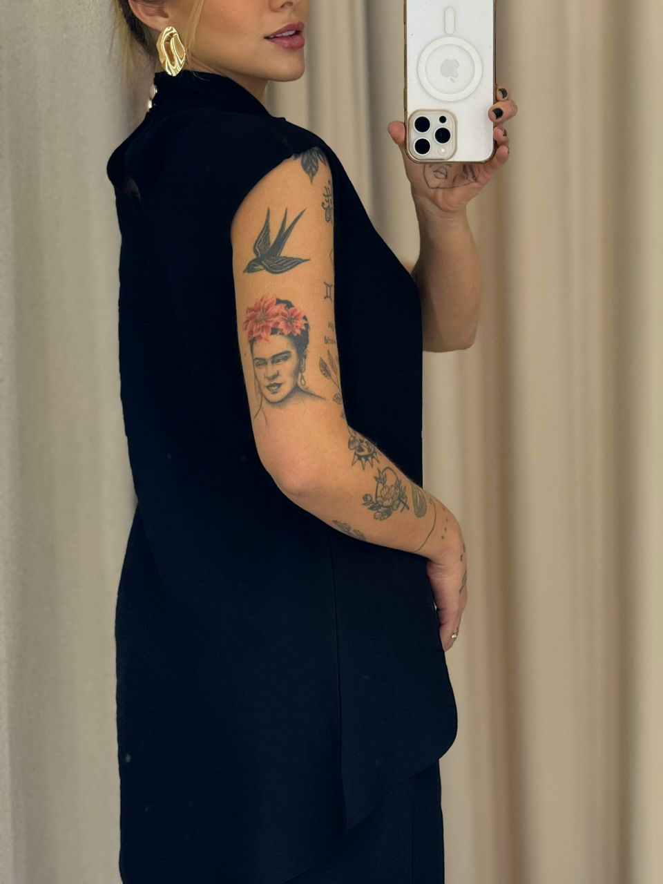 CONJUNTO KENIA CALÇA PANTALONA PRETO