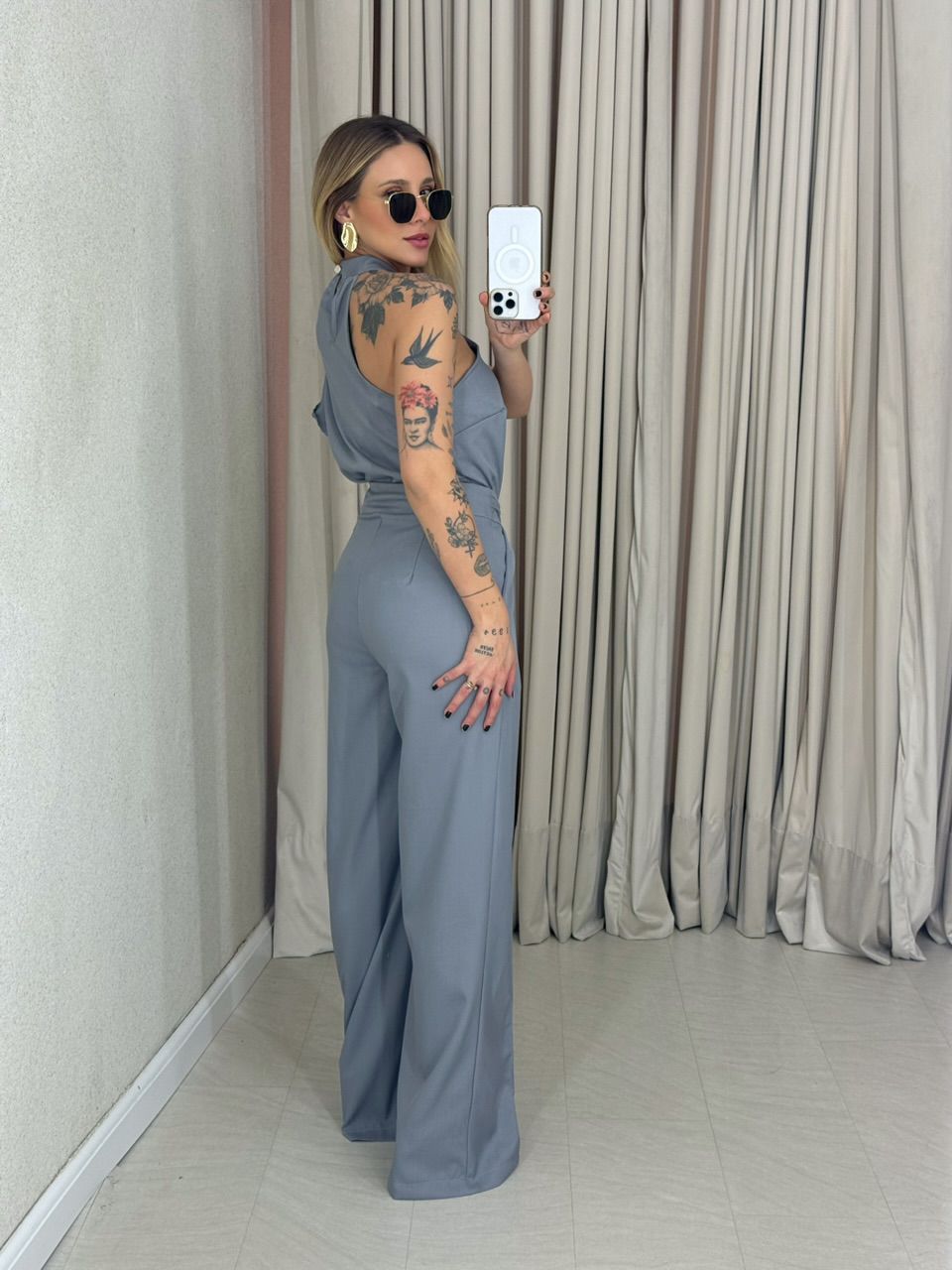 CONJUNTO MARISA CALÇA CINZA
