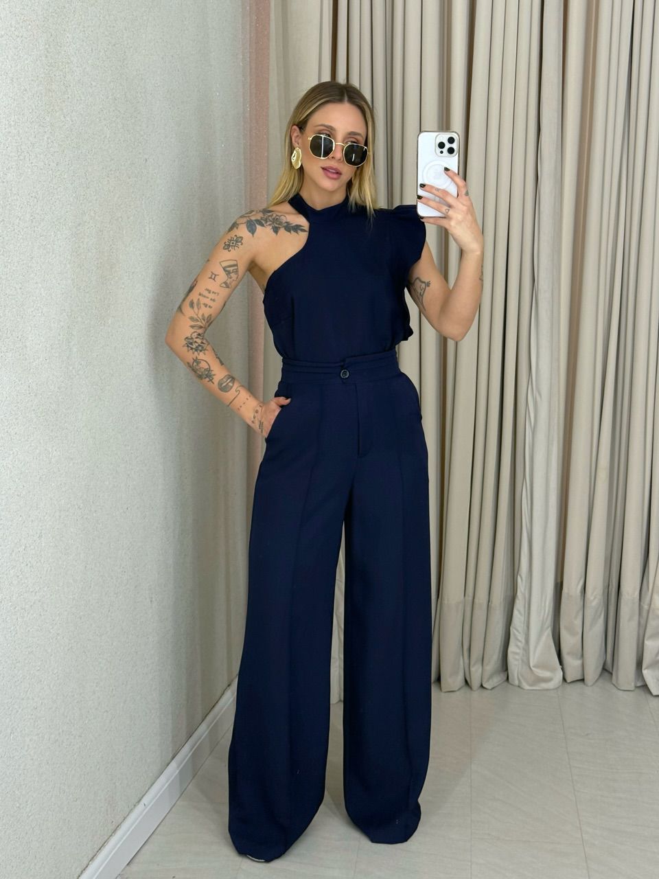 CONJUNTO MARISA CALÇA MARINHO