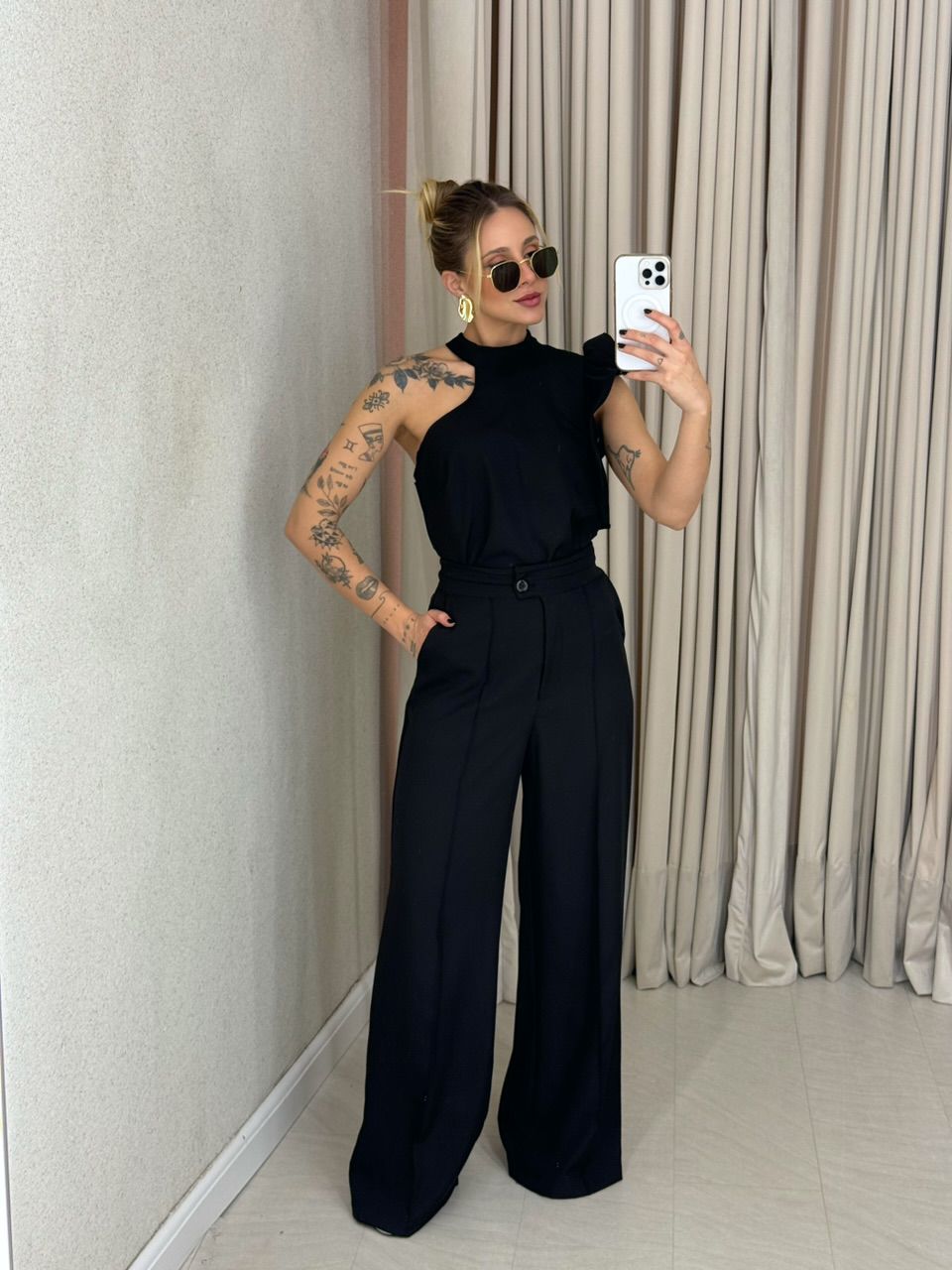CONJUNTO MARISA CALÇA PRETO