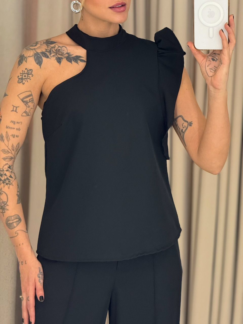 CONJUNTO MARISA CALÇA PRETO