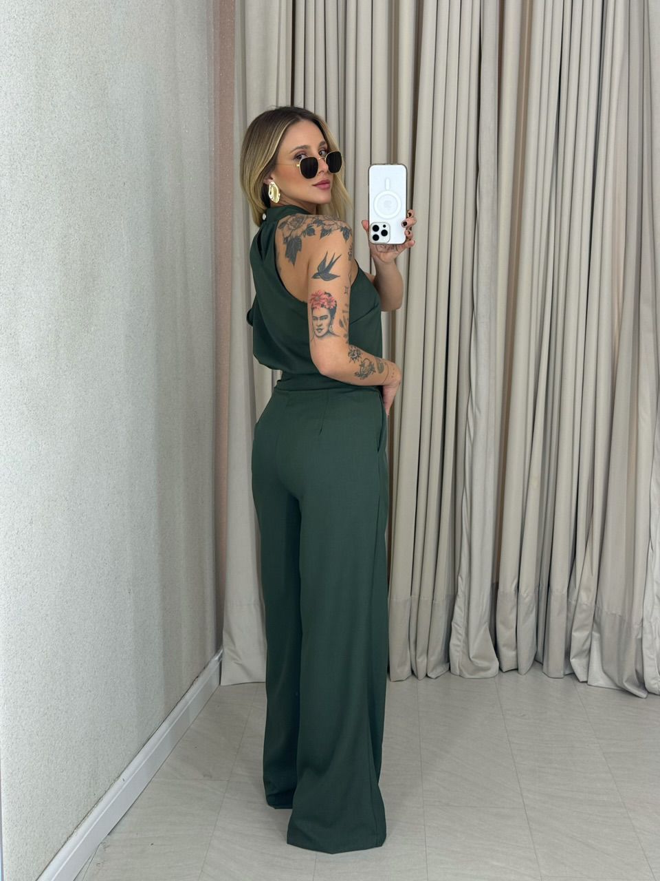 CONJUNTO MARISA CALÇA VERDE MILITAR