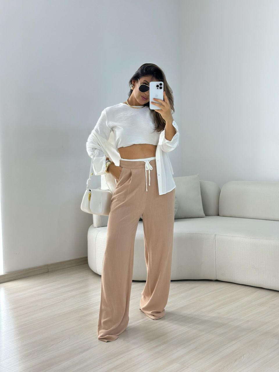 CALÇA MARIA FERNANDA PANTALONA NUDE