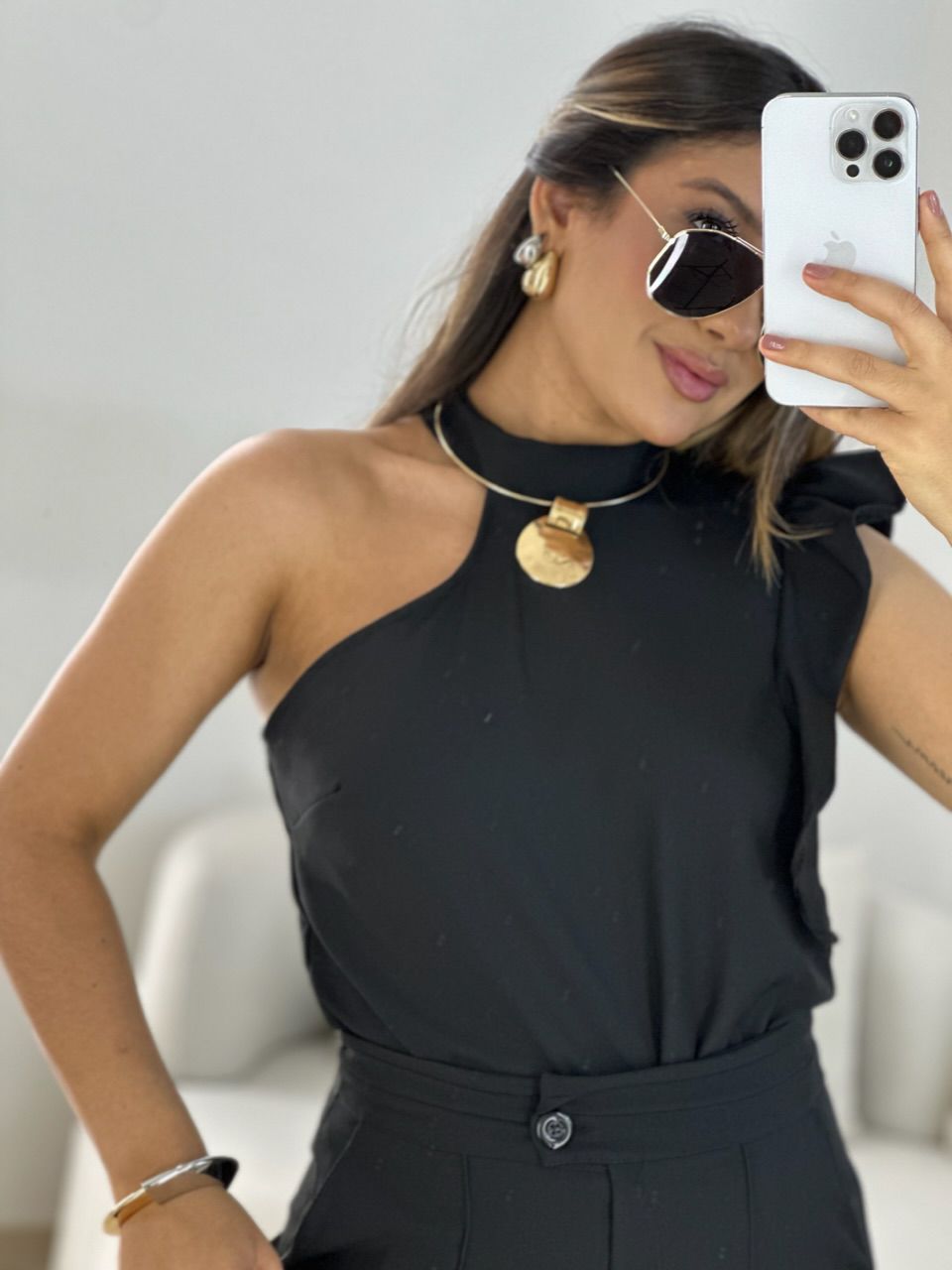 CONJUNTO MARISA CALÇA PRETO