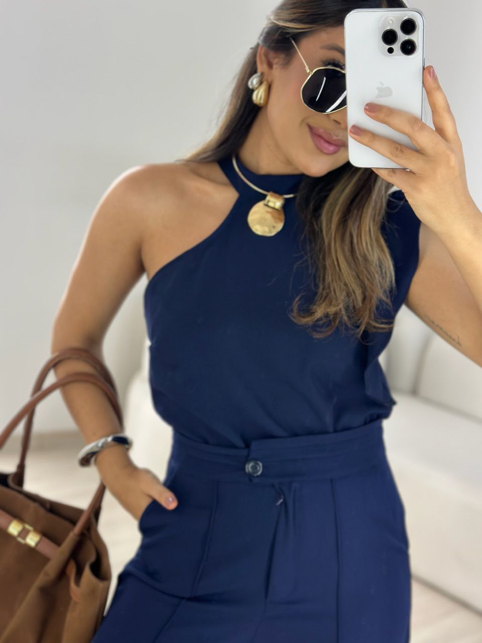 CONJUNTO MARISA CALÇA MARINHO