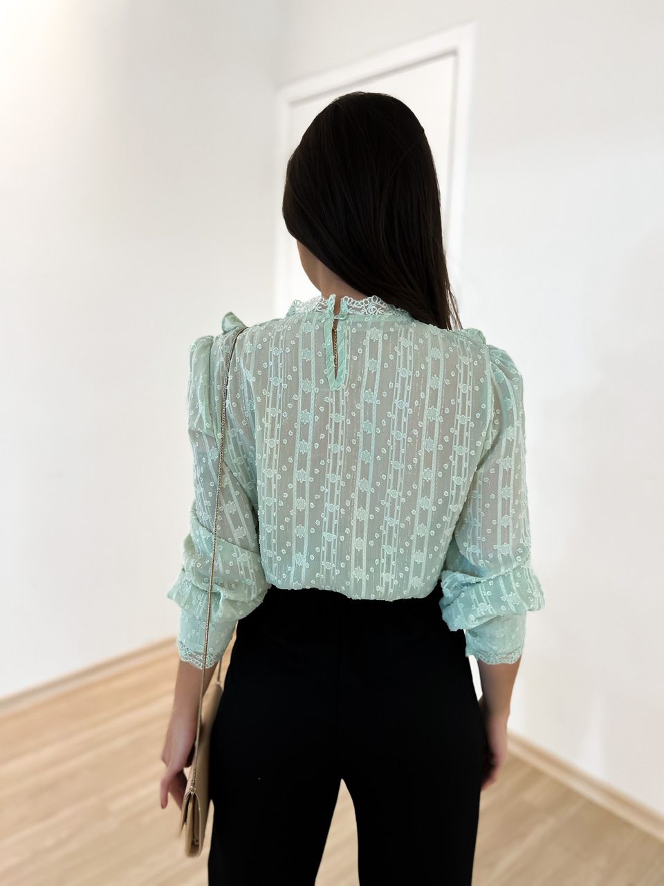 BLUSA ANA BABADOS VERDE