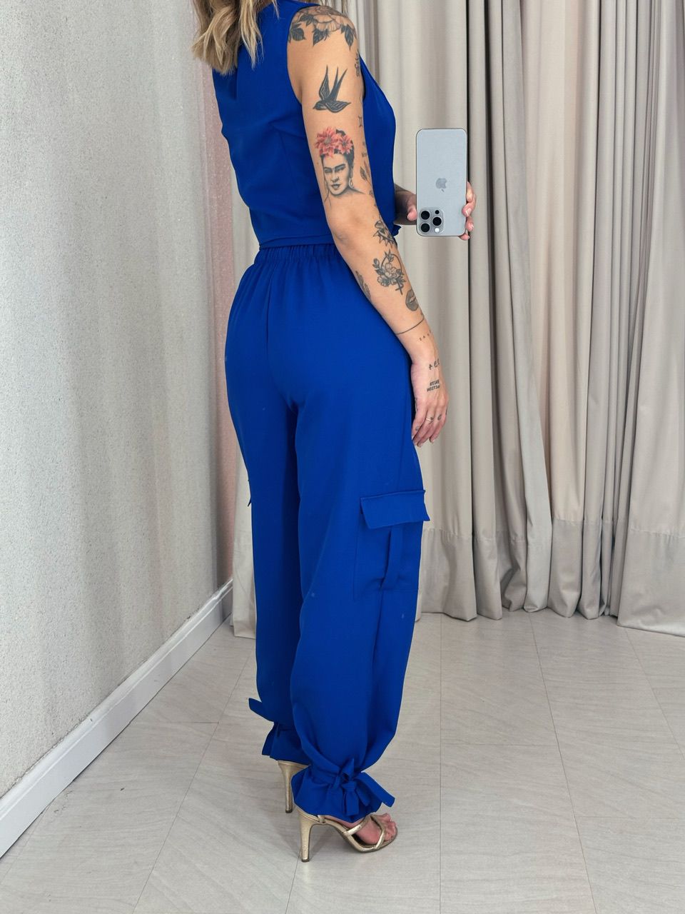 CONJUNTO ANTONIETA CALÇA AZUL