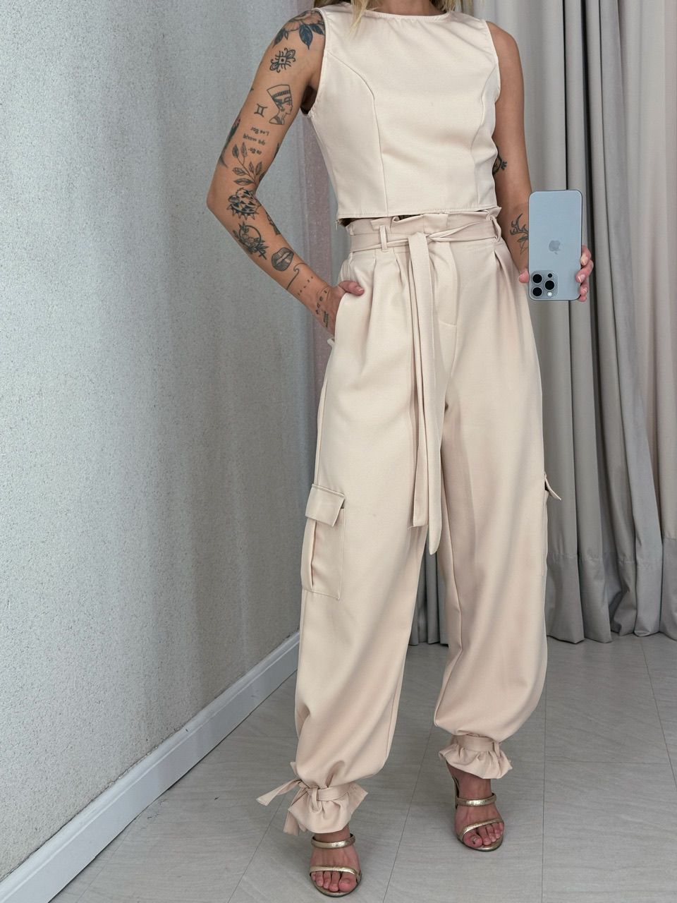 CONJUNTO ANTONIETA CALÇA NUDE