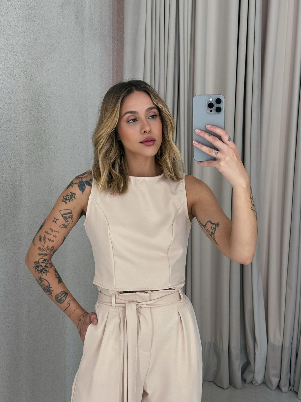 CONJUNTO ANTONIETA CALÇA NUDE