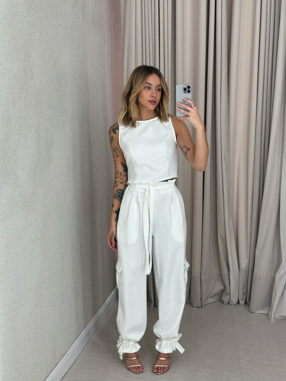 CONJUNTO ANTONIETA CALÇA OFF - 0056570048 - CAROLLA FERRARO