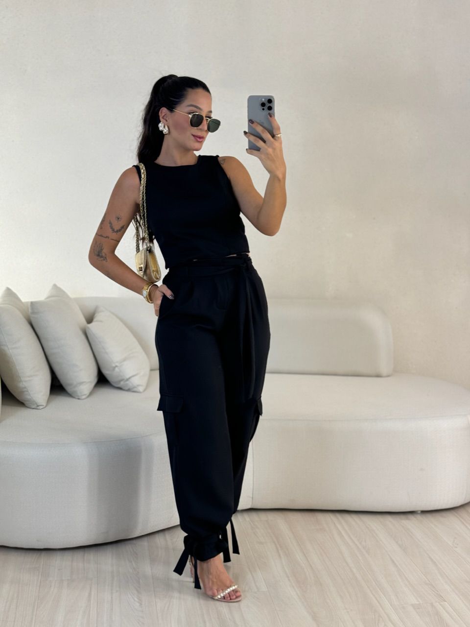 CONJUNTO ANTONIETA CALÇA PRETO