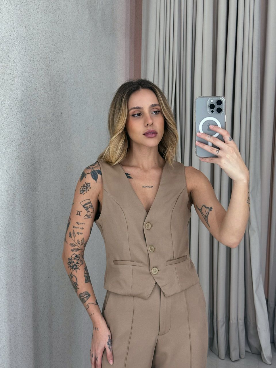 CONJUNTO ANA LUIZA COLETE NUDE