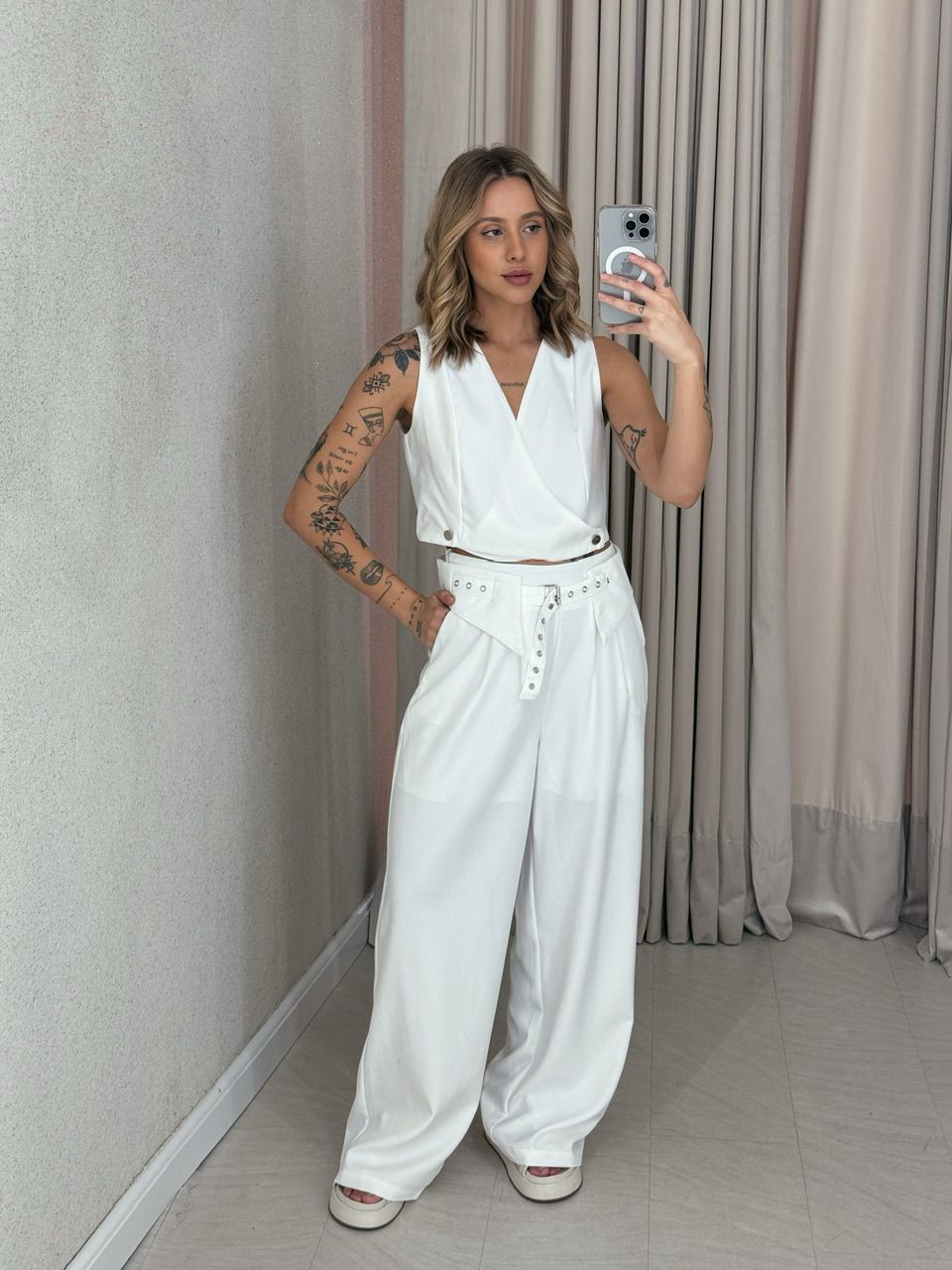 CONJUNTO LÍVIA CINTO CALÇA OFF