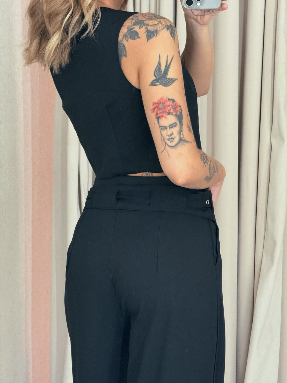 CONJUNTO LÍVIA CINTO CALÇA PRETO