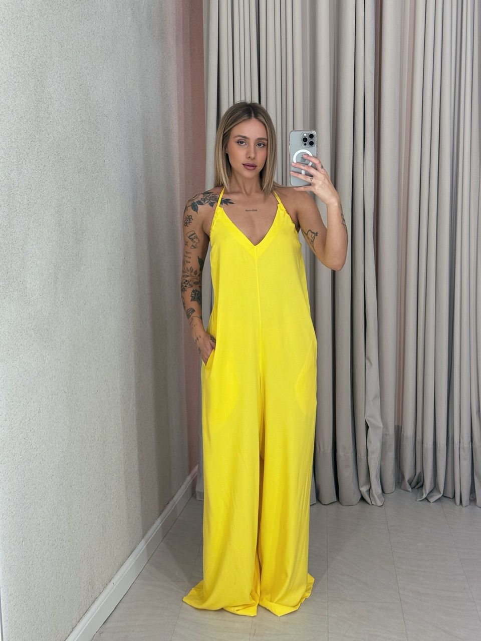 MACACÃO BETÂNIA FRENTE UNICA Amarelo