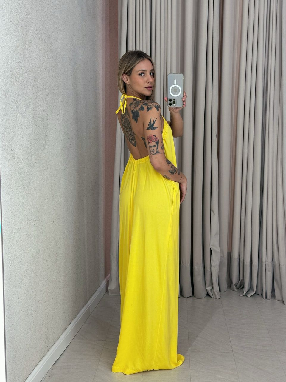 MACACÃO BETÂNIA FRENTE UNICA Amarelo