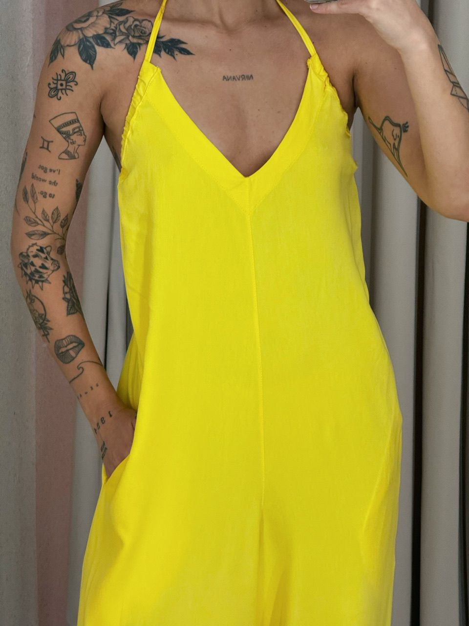 MACACÃO BETÂNIA FRENTE UNICA Amarelo