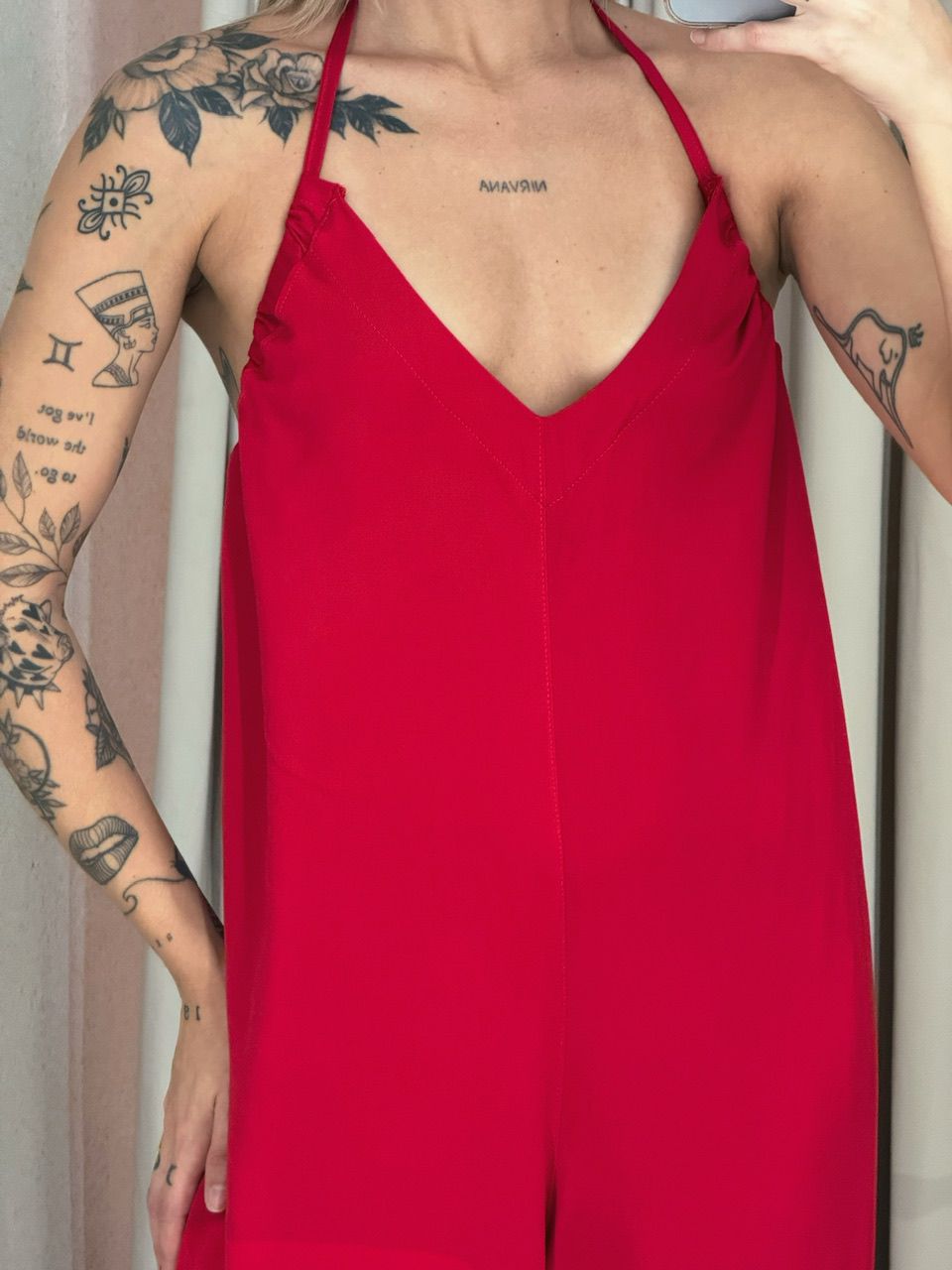 MACACÃO BETÂNIA FRENTE ÚNICA VERMELHO