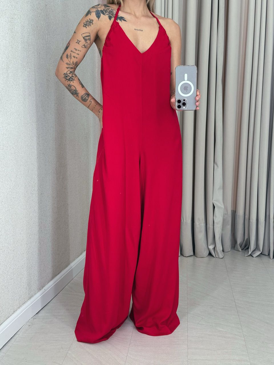 MACACÃO BETÂNIA FRENTE ÚNICA VERMELHO