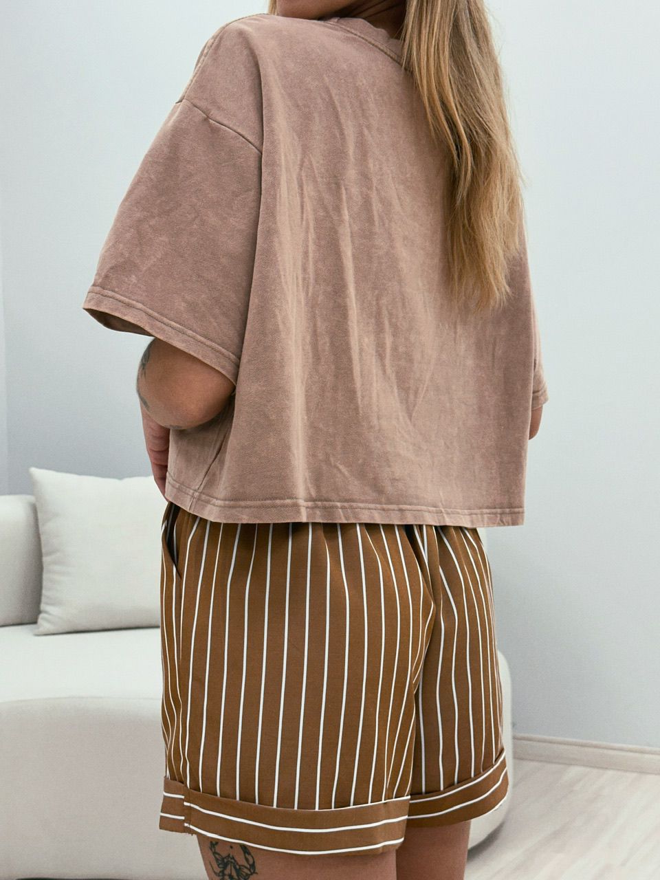 T-SHIRT BÁSICA LISA NUDE