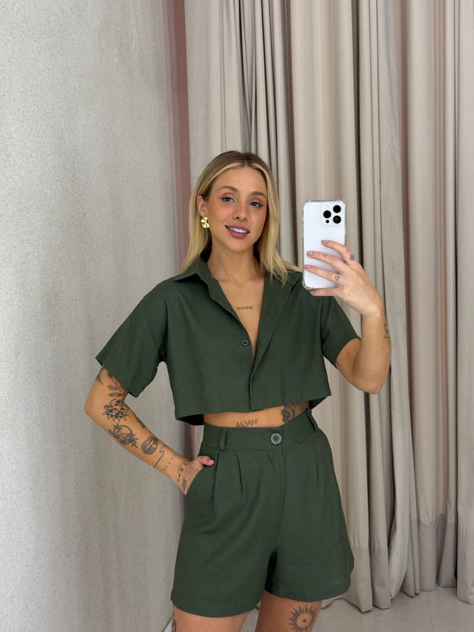 CONJUNTO MELODY SHORT VERDE