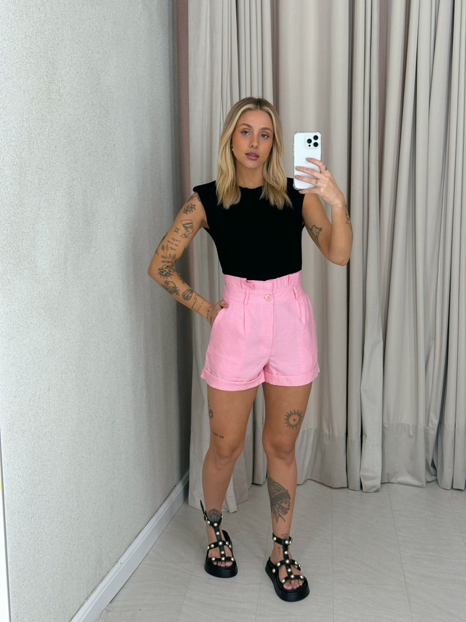 SHORT SANDY CURTO ROSA
