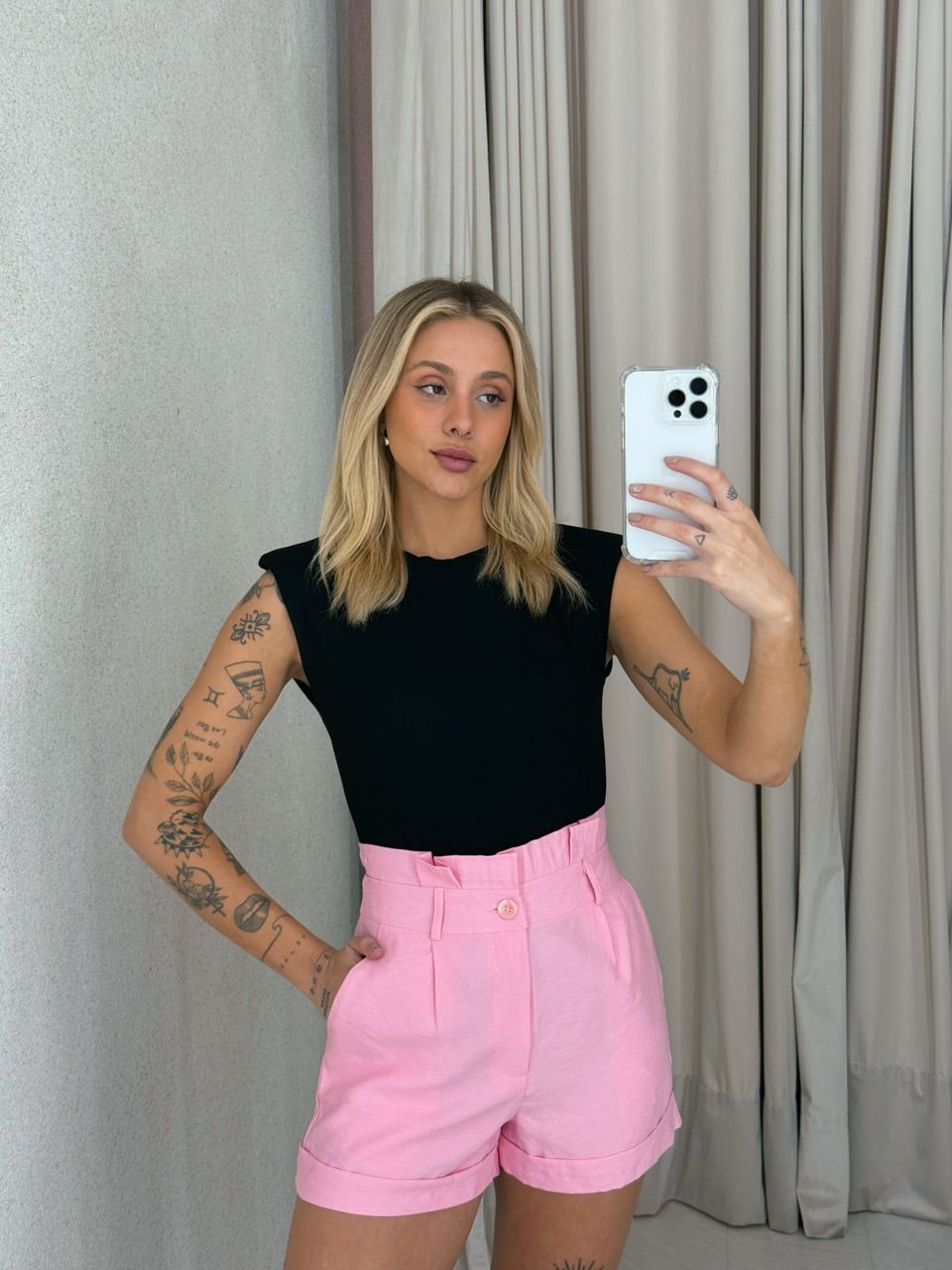 SHORT SANDY CURTO ROSA