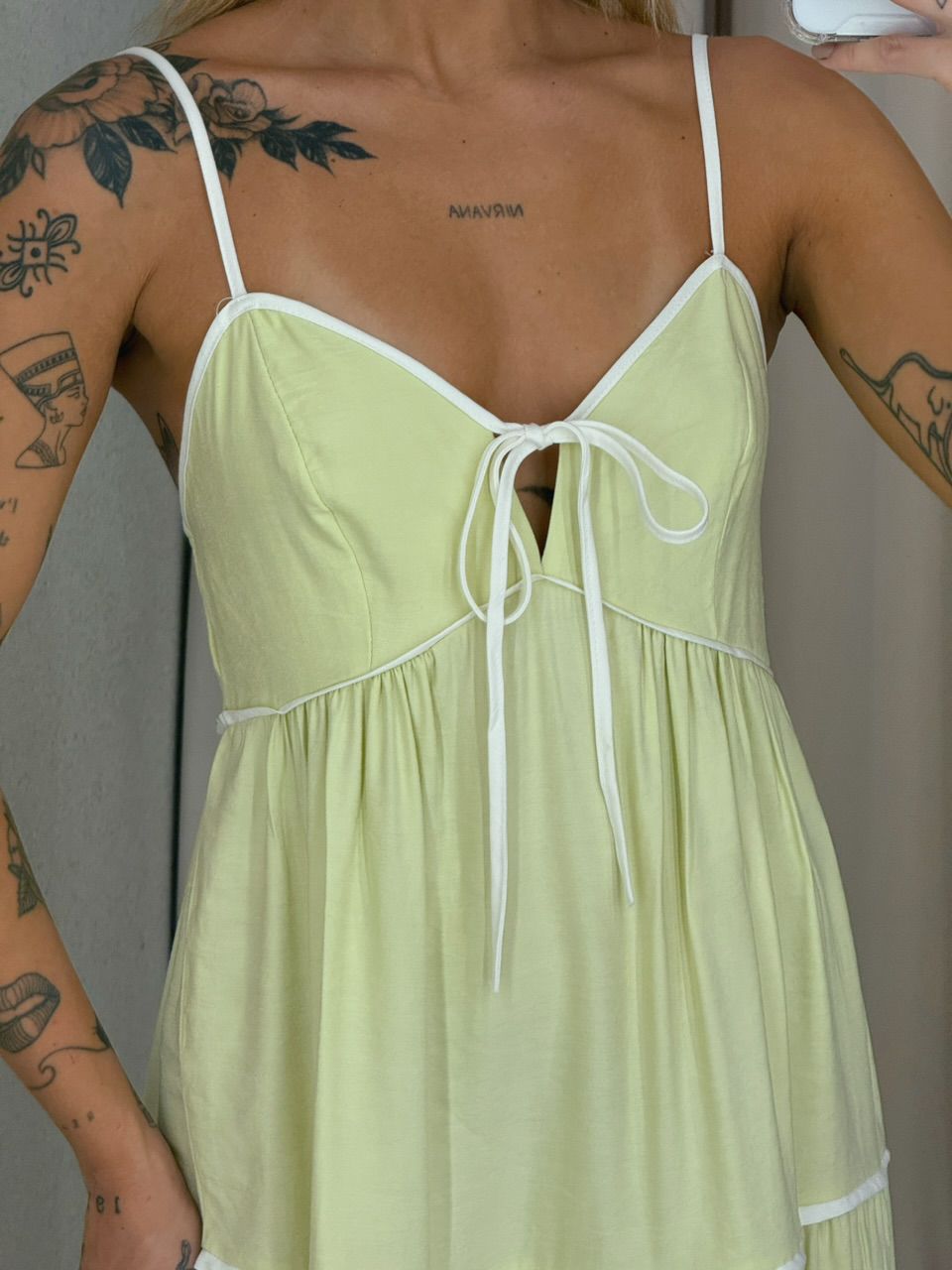 VESTIDO ANA CAROLINA ALÇA LIMA