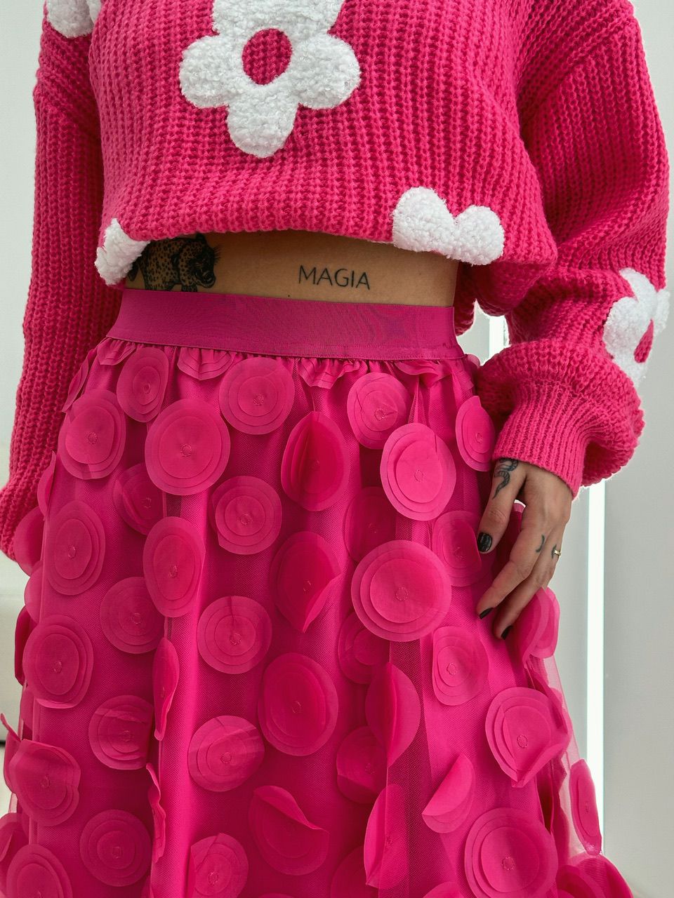 SAIA CHIARA MIDI PINK