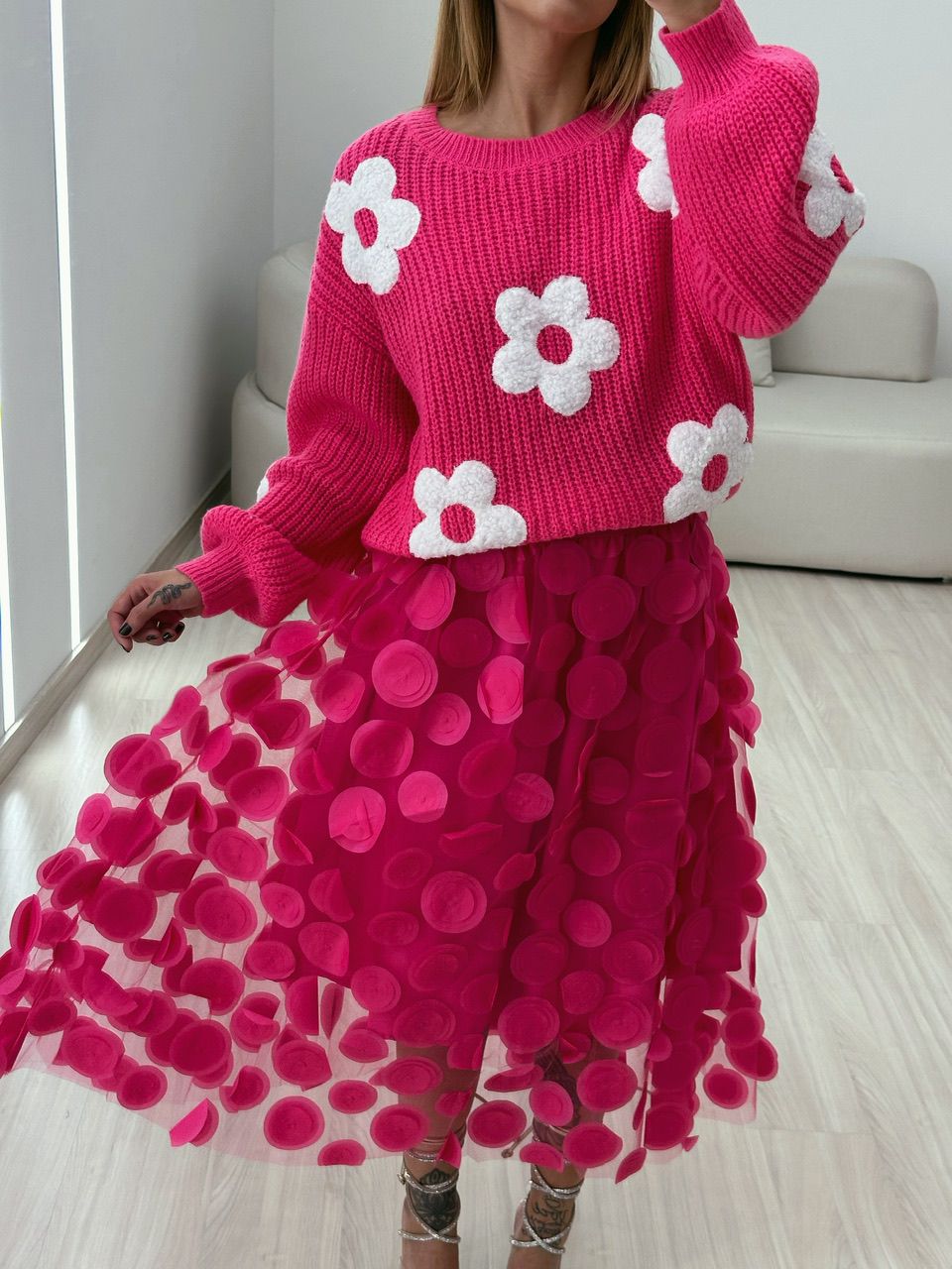 SAIA CHIARA MIDI PINK