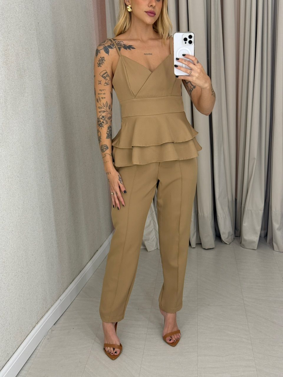 CONJUNTO KARINA BLUSA NUDE
