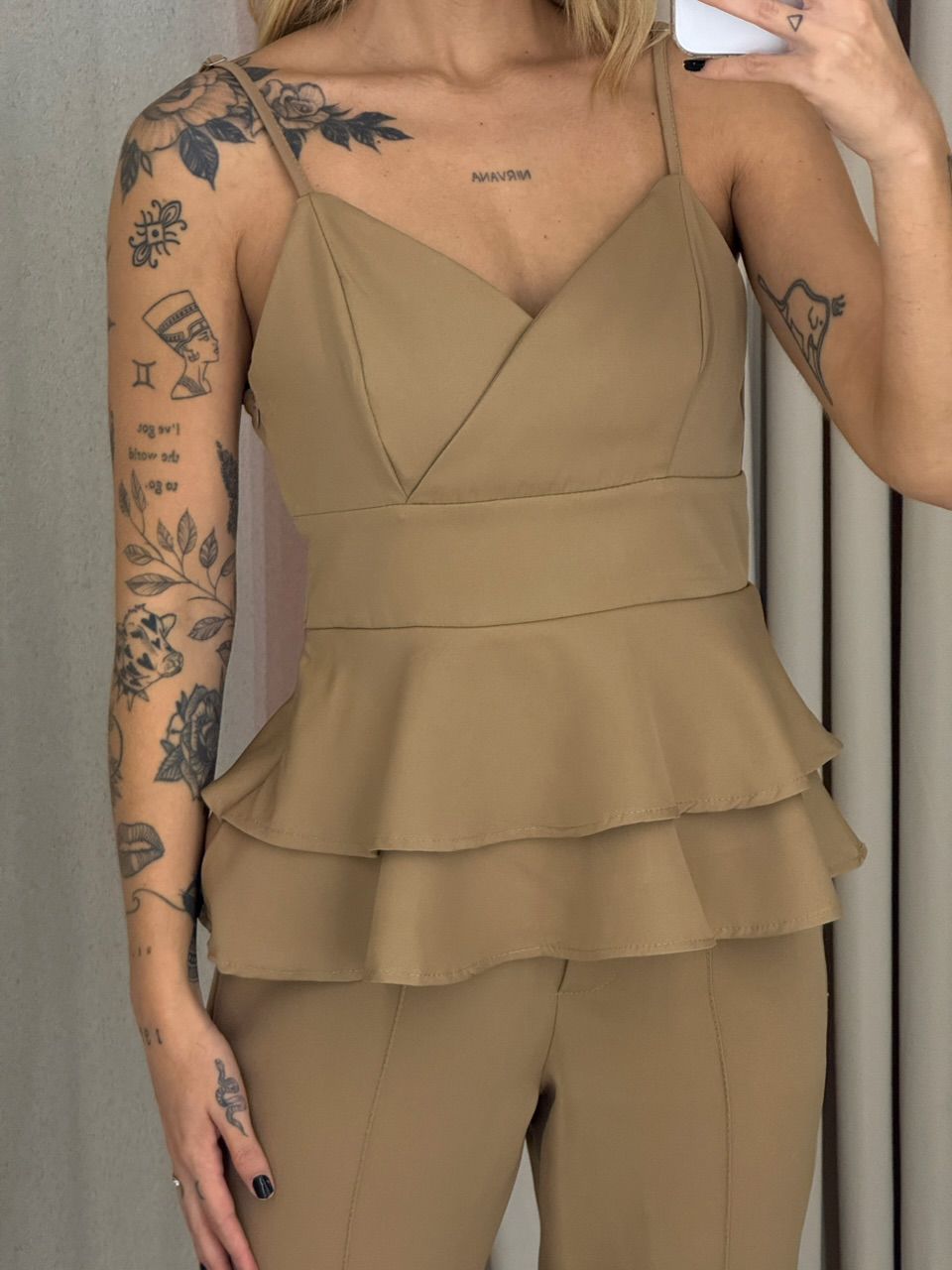 CONJUNTO KARINA BLUSA NUDE